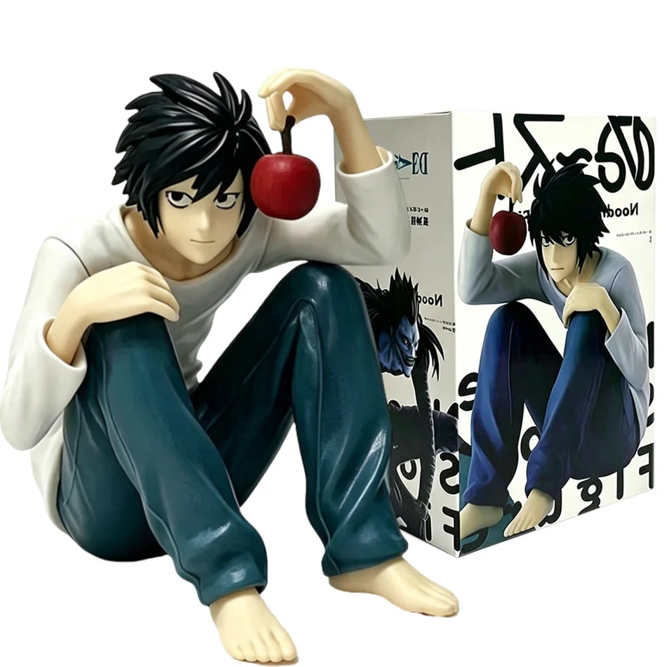 Death Note L Lawliet Sitting Pose Figure with Apple (Color Box)