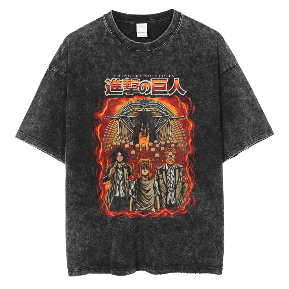 Attack on Titan Eren Yeager Vintage Manga Graphic Tee