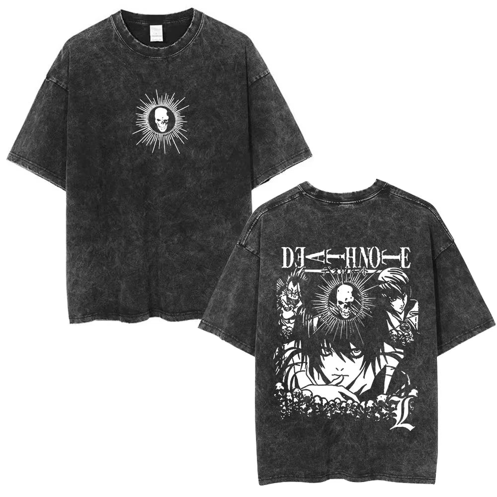 Death Note Vintage Washed Cotton Graphic Tee