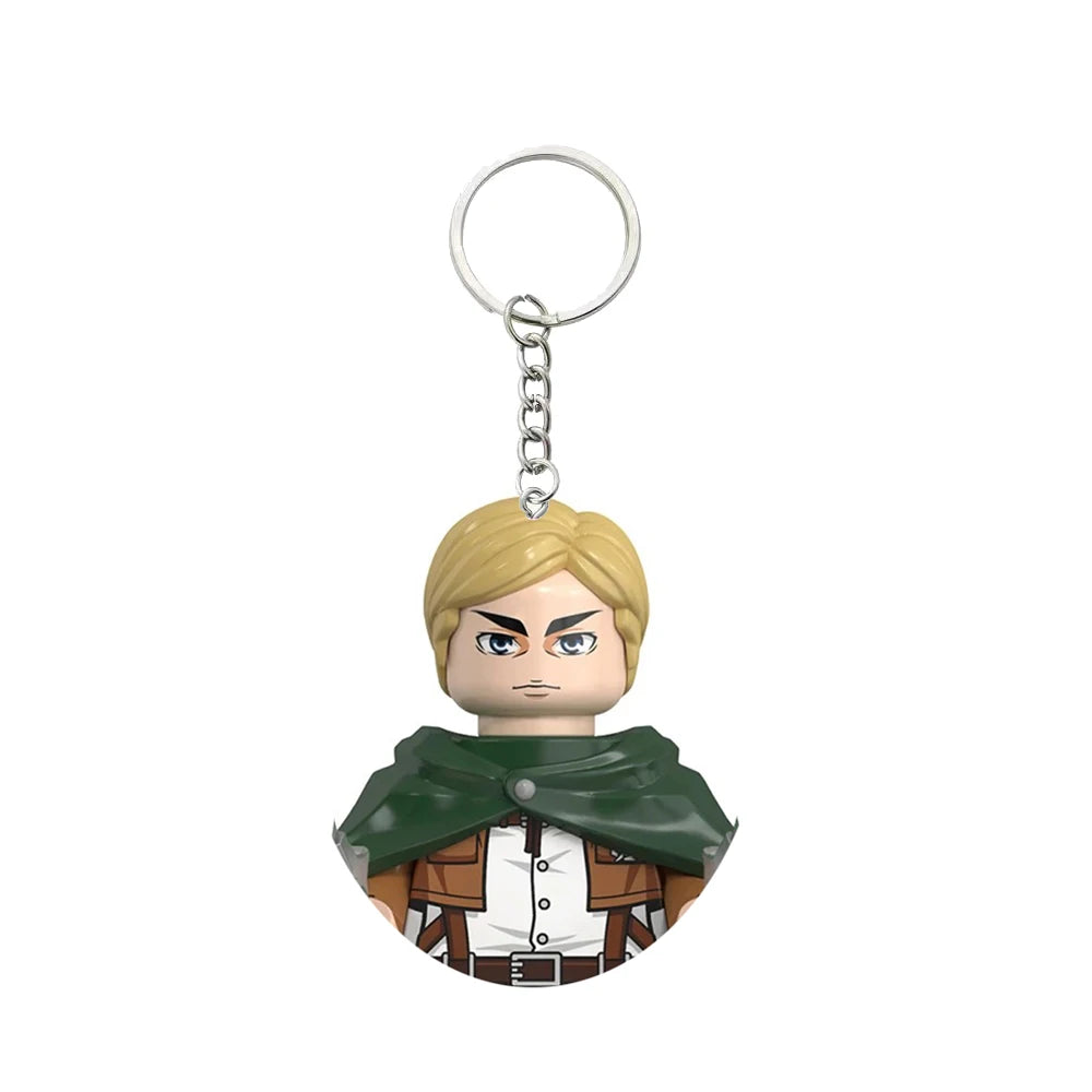 Attack on Titan Minifigure Keychain