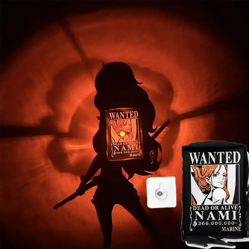 One Piece Shadow Projection Lamp