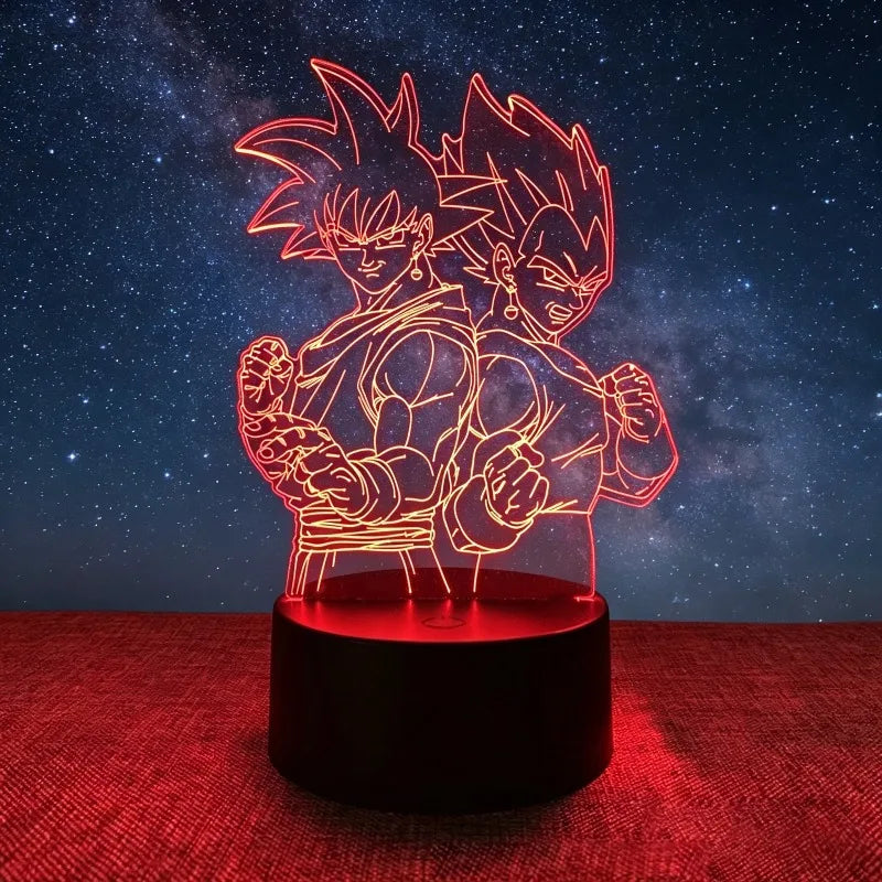 3D Anime Fighter LED Light