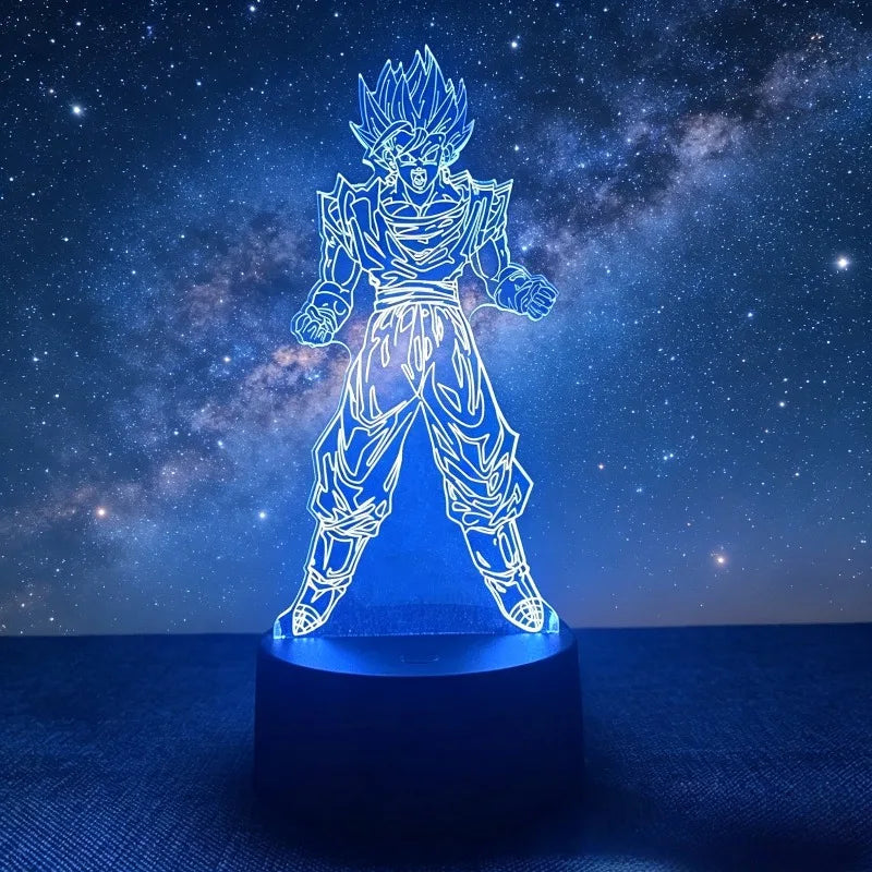 3D Anime Fighter LED Light