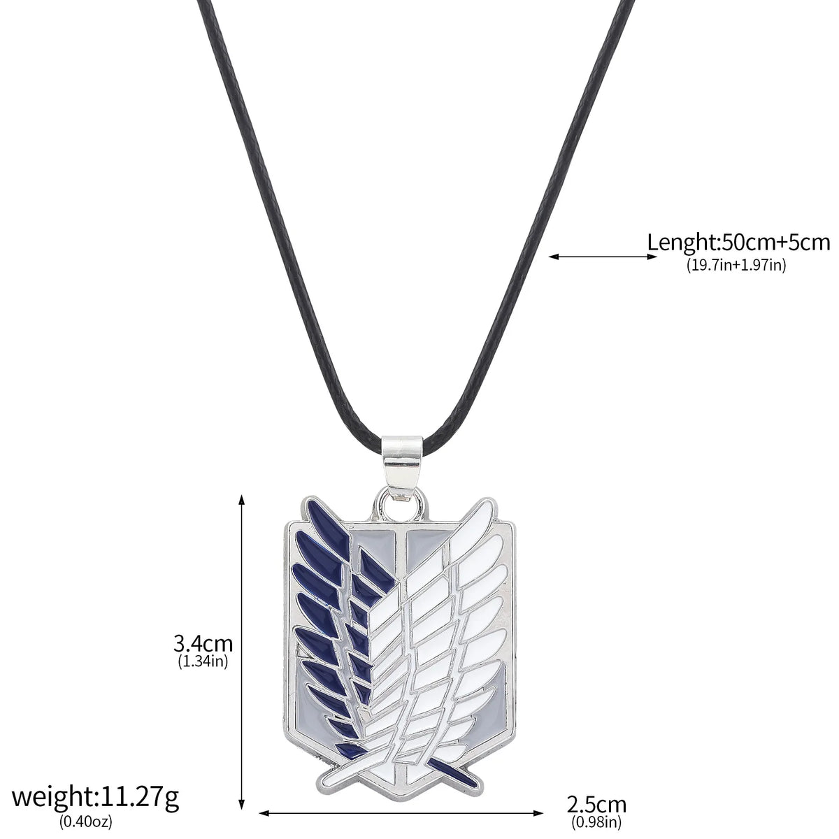 Attack on Titan Wings of Freedom Metal Emblem Keychain