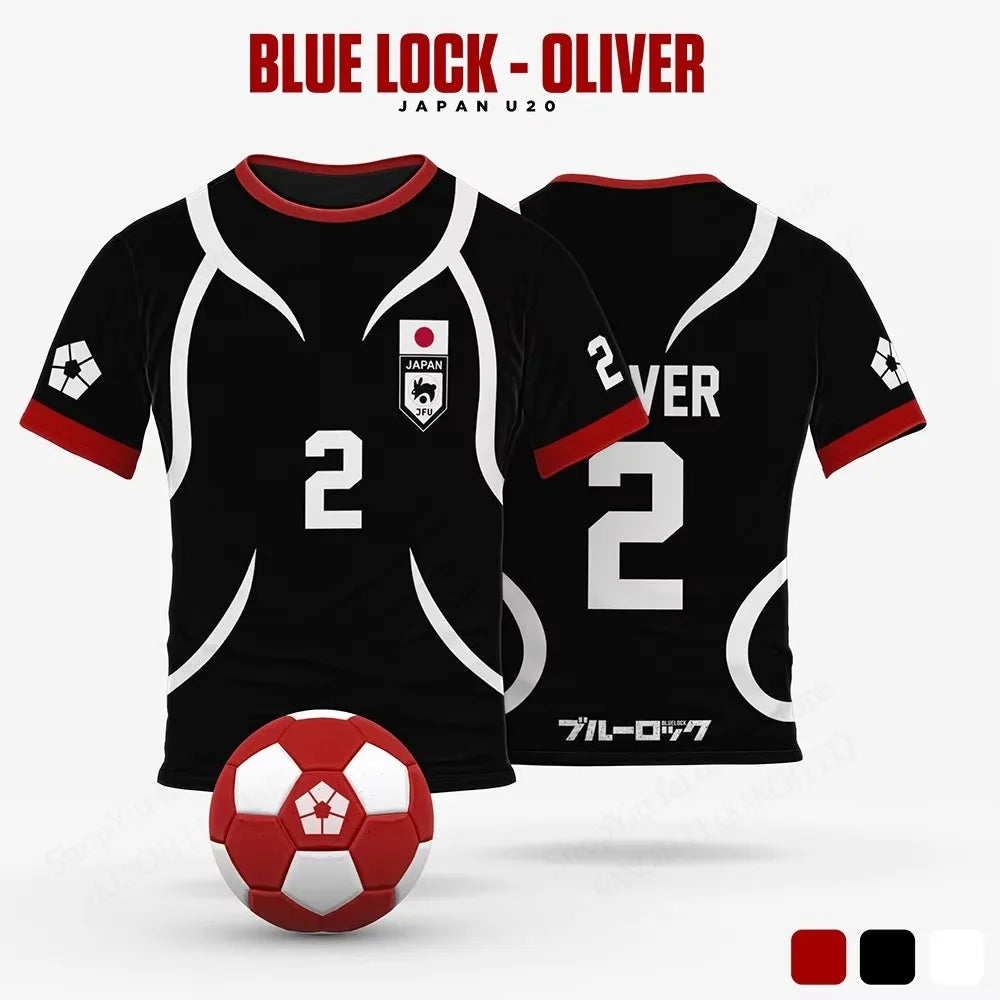 Blue Lock Sae Itoshi 3D Print Soccer Jersey Tee