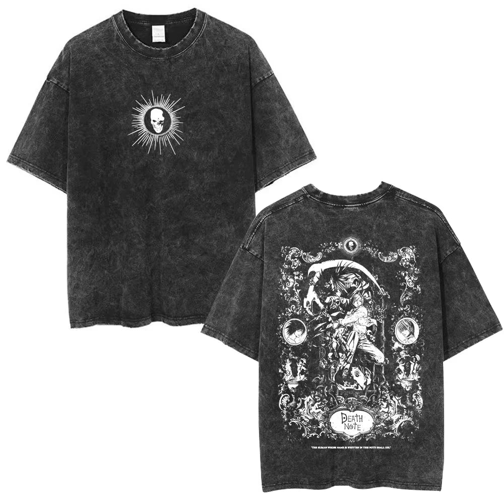 Death Note Vintage Washed Cotton Graphic Tee