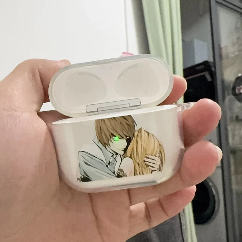 Death Note Light Yagami Clear AirPods Case