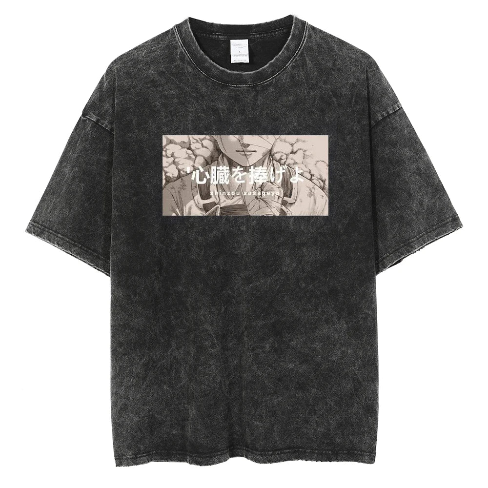 Attack on Titan Eren Yeager Vintage Manga Graphic Tee