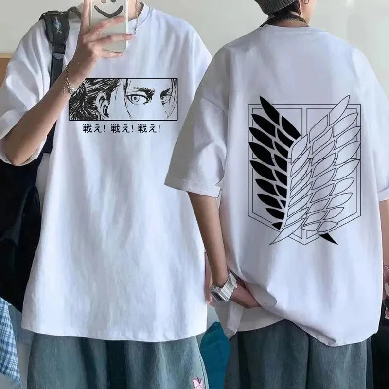 Attack on Titan Eren Yeager Streetwear Cotton Tee