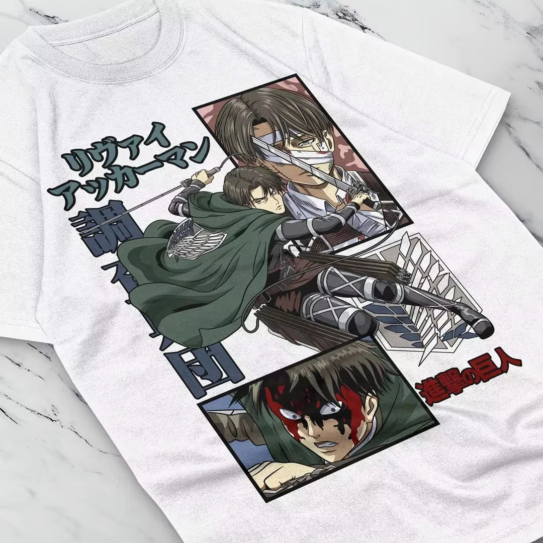 Attack on Titan Levi Ackerman Sports Graphic Tee