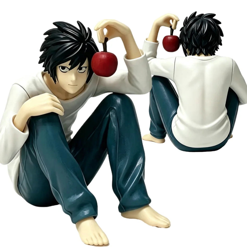Death Note L Lawliet Sitting Pose Figure with Apple (Color Box)