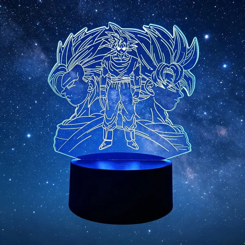 3D Anime Fighter LED Light