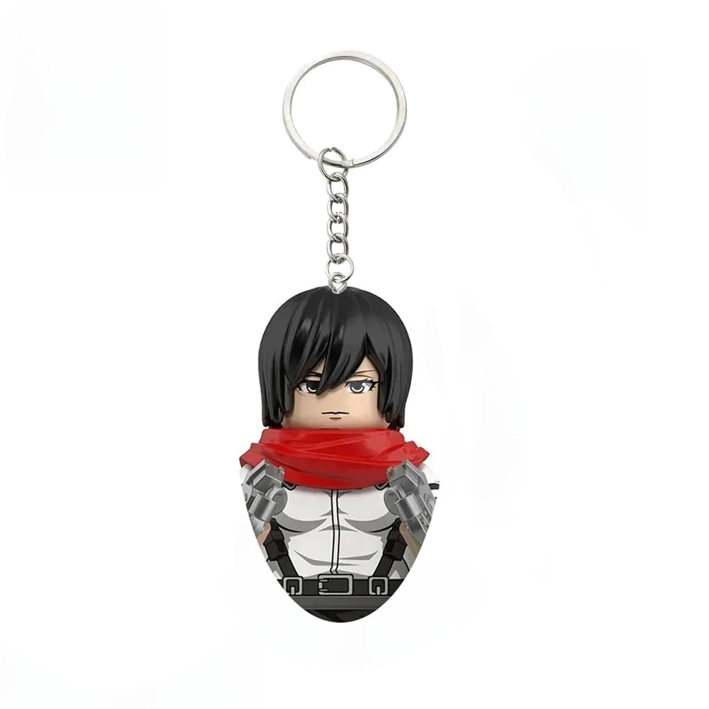 Attack on Titan Minifigure Keychain