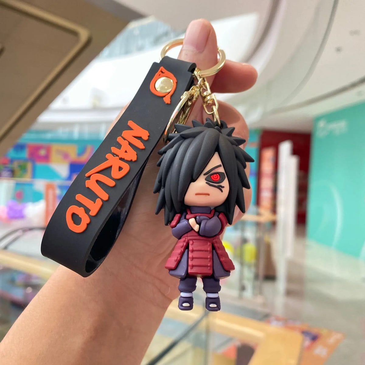 Naruto Silica Gel Anime Keychain (Sasuke, Itachi, Kakashi)
