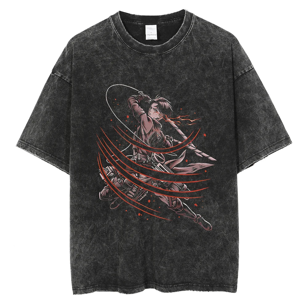 Attack on Titan Eren Yeager Vintage Manga Graphic Tee