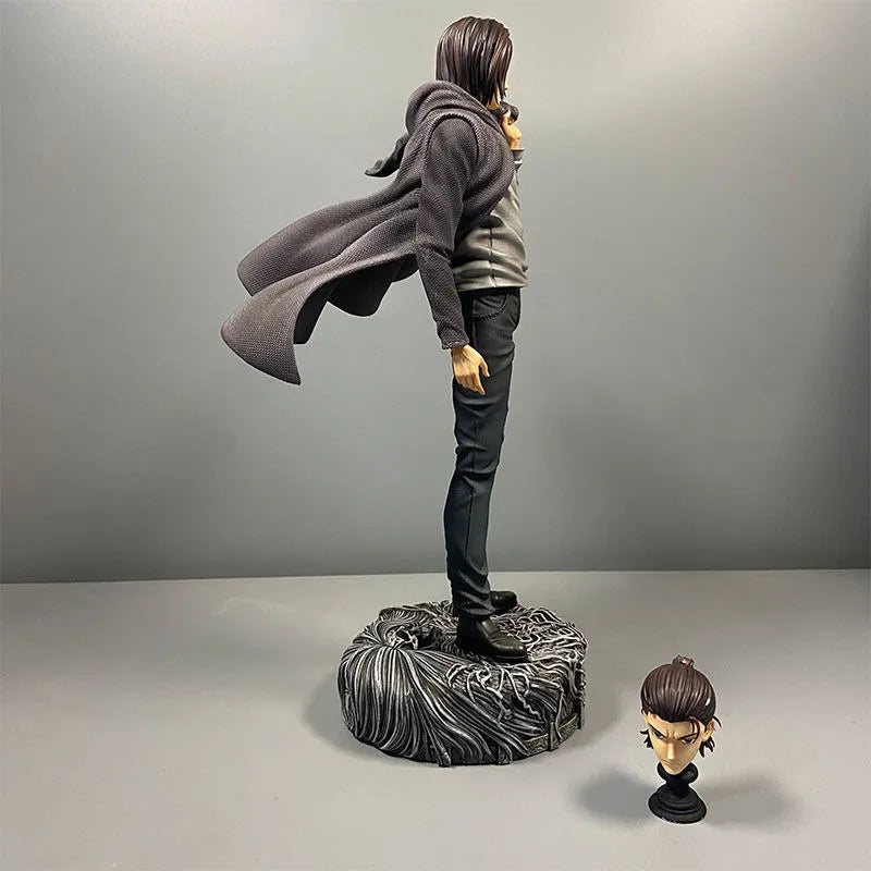 Attack On Titan Eren Jaeger Dual-Head GK Statue (30cm)