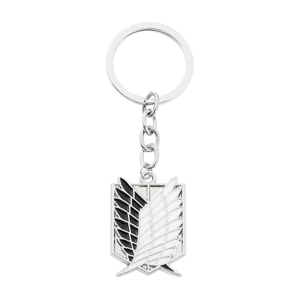Attack on Titan Metal Enamel Keychain & Badge Pendant