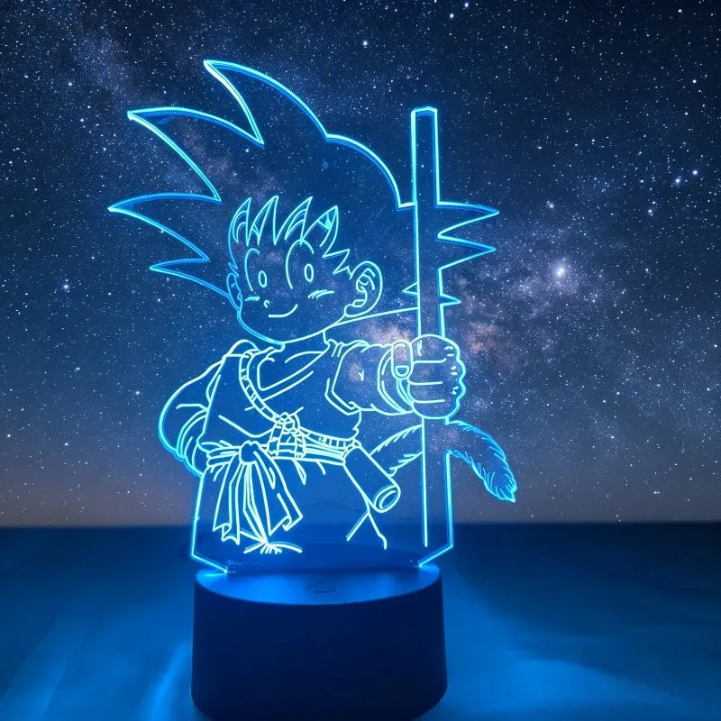 3D Anime Fighter LED Light