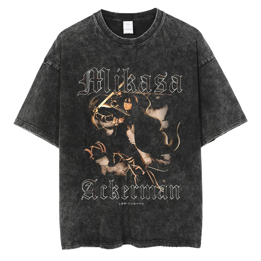 Attack on Titan Eren Yeager Vintage Manga Graphic Tee