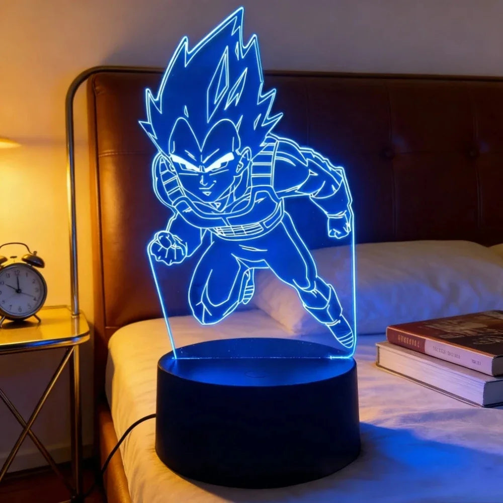 3D Anime Fighter LED Light