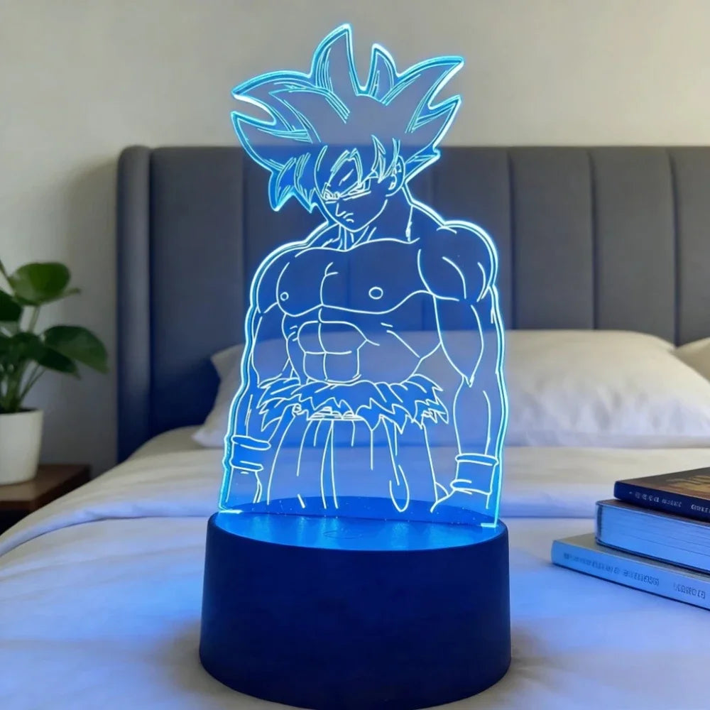 3D Anime Fighter LED Light
