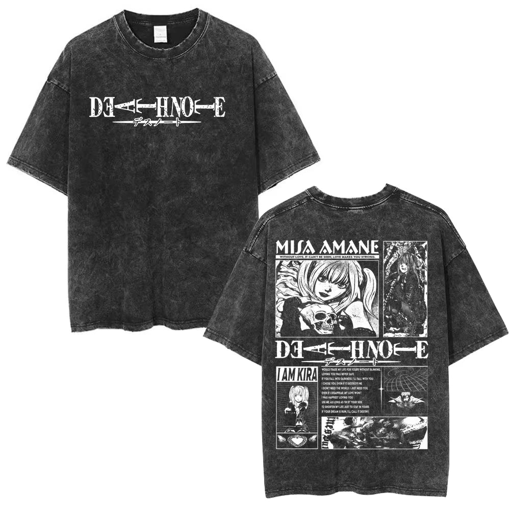 Death Note Vintage Washed Cotton Graphic Tee