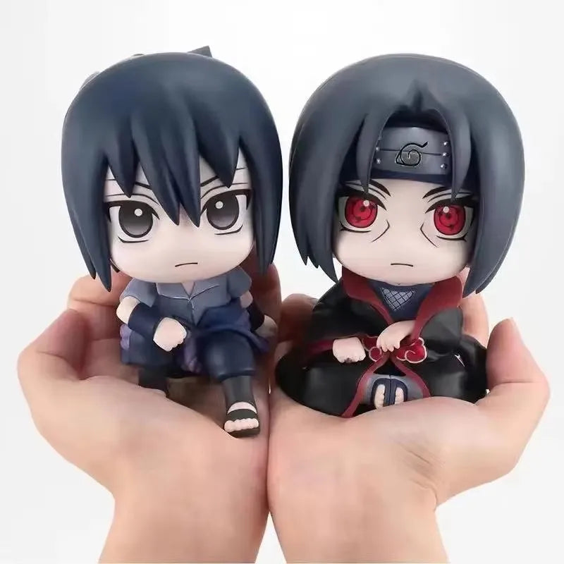 Naruto Q-Version Chibi Figures (Naruto, Kakashi, Sasuke, Itachi)