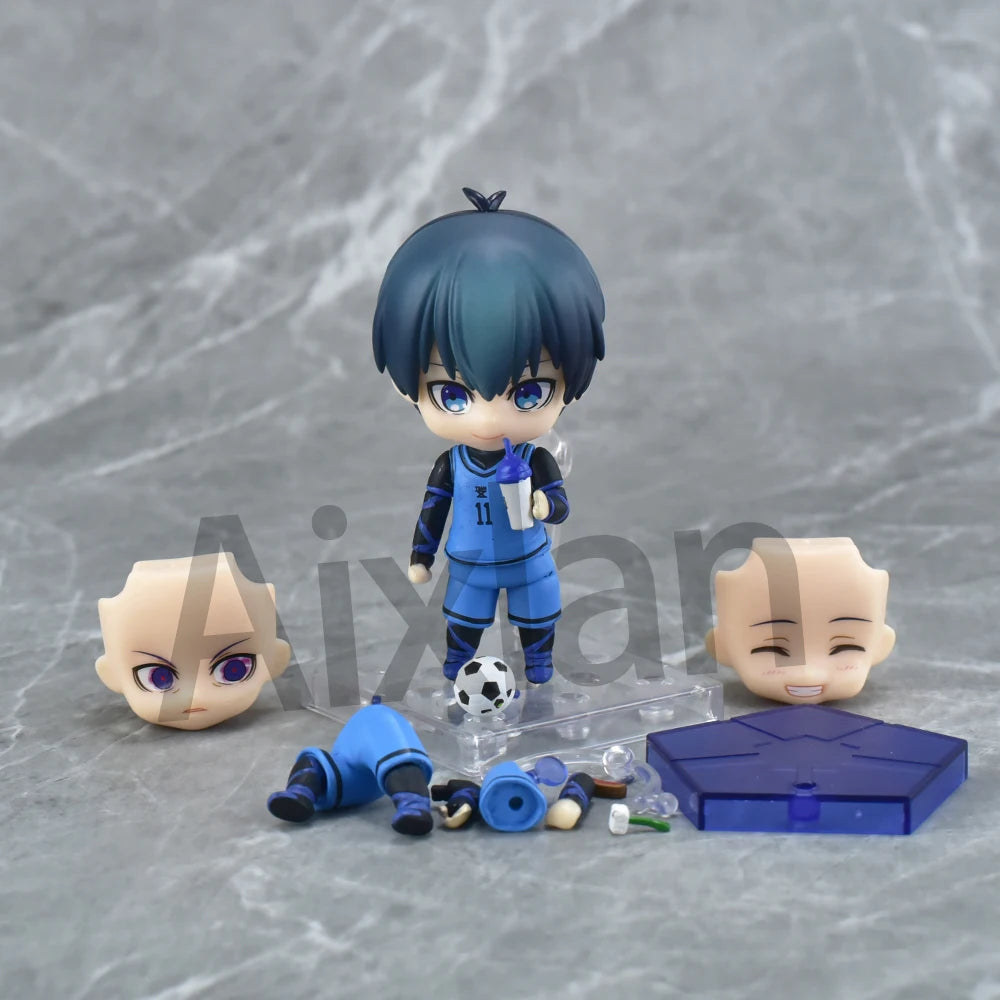Blue Lock Chibi Figures (Isagi Yoichi, Rin Itoshi, Mikage Reo)