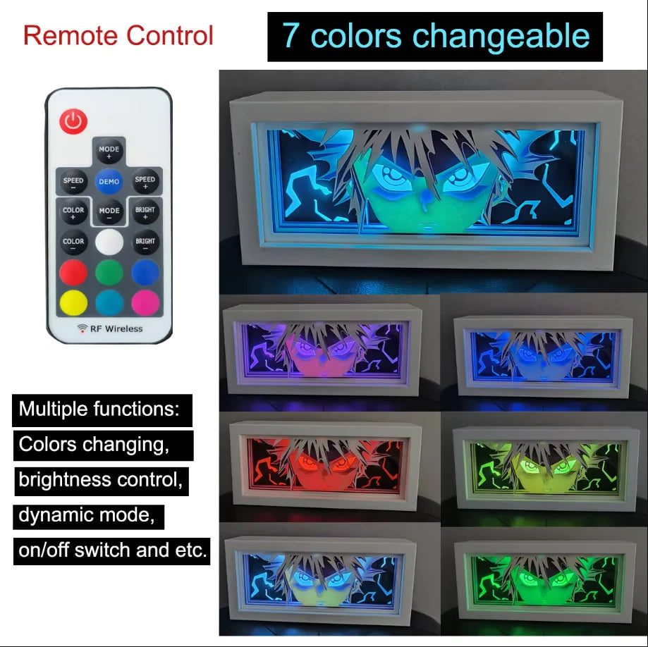 3D Anime Papercut LED Lightbox