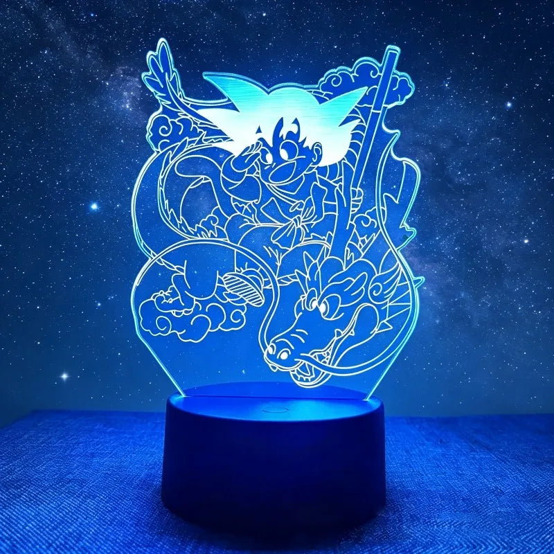 3D Anime Fighter LED Light
