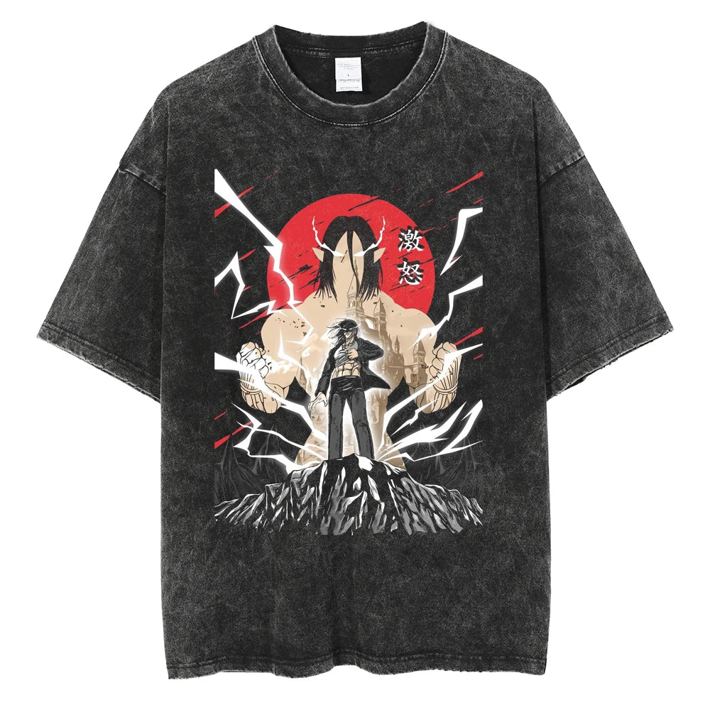Attack on Titan Eren Yeager Vintage Manga Graphic Tee