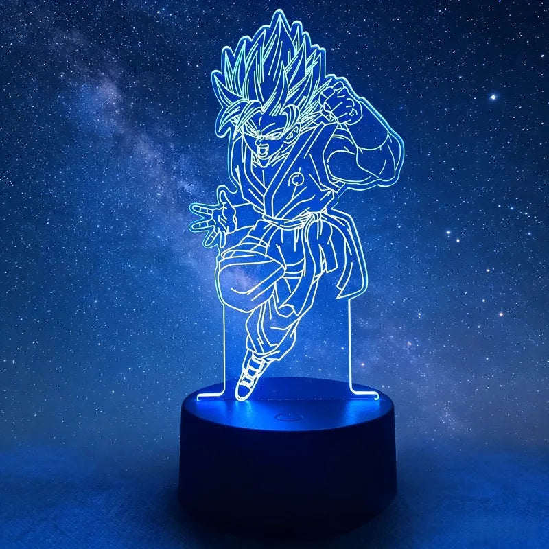 3D Anime Fighter LED Light