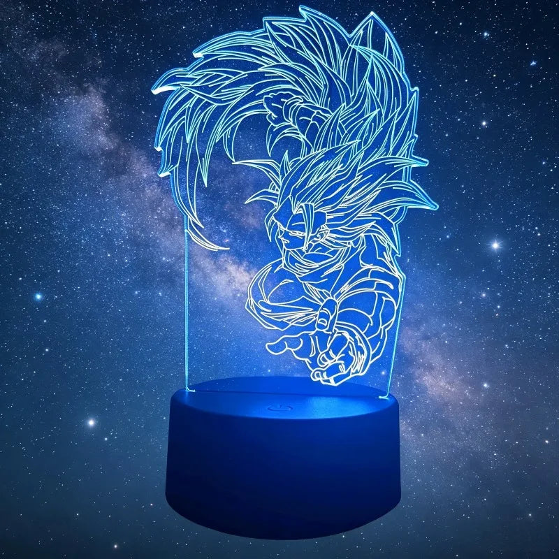 3D Anime Fighter LED Light