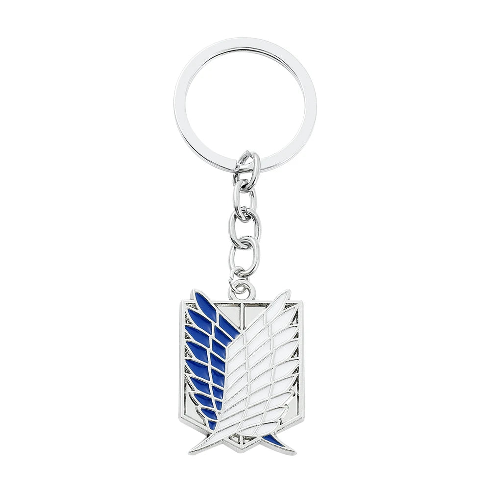 Attack on Titan Metal Enamel Keychain & Badge Pendant