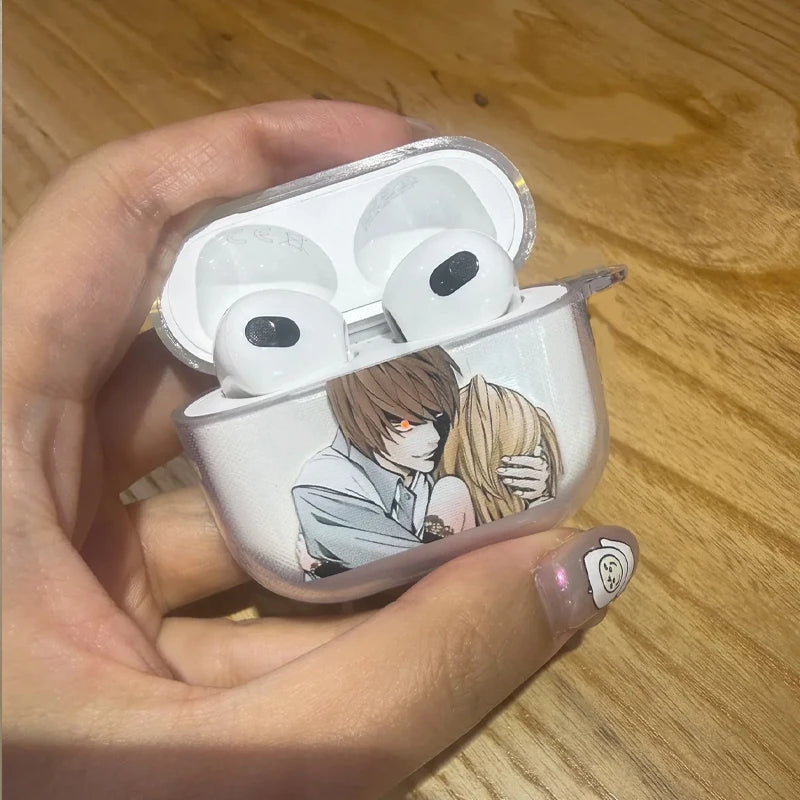 Death Note Light Yagami Clear AirPods Case