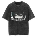 Death Note Harajuku Vintage Washed Cotton Graphic Tee