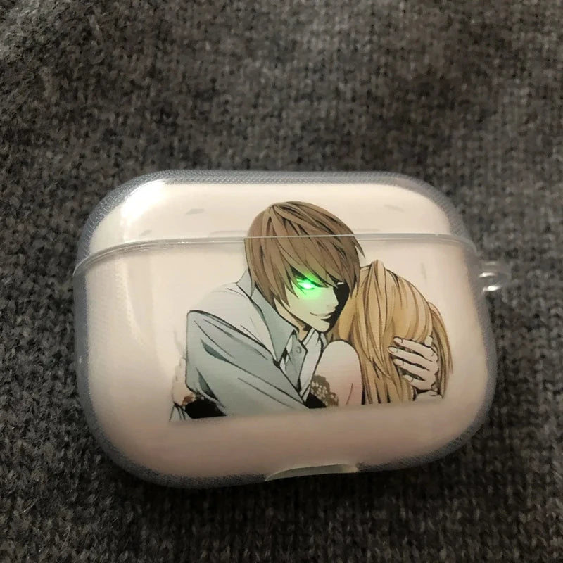 Death Note Light Yagami Clear AirPods Case