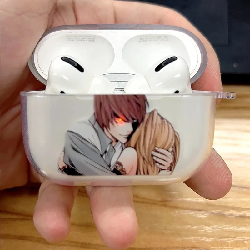 Death Note Light Yagami Clear AirPods Case