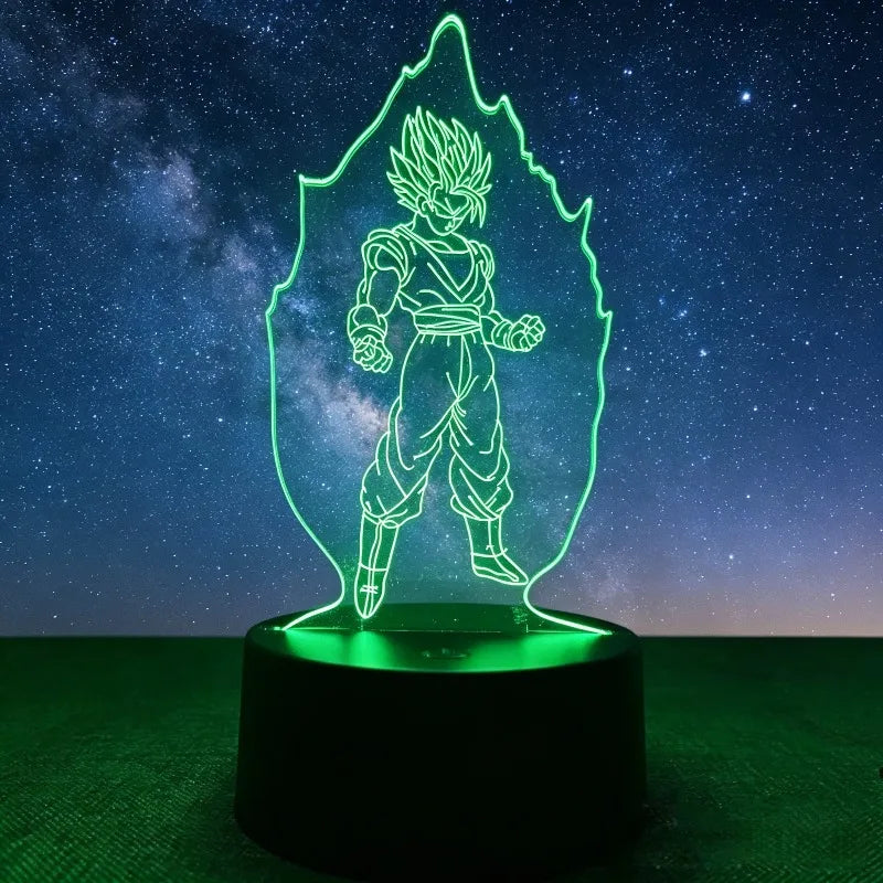 3D Anime Fighter LED Light