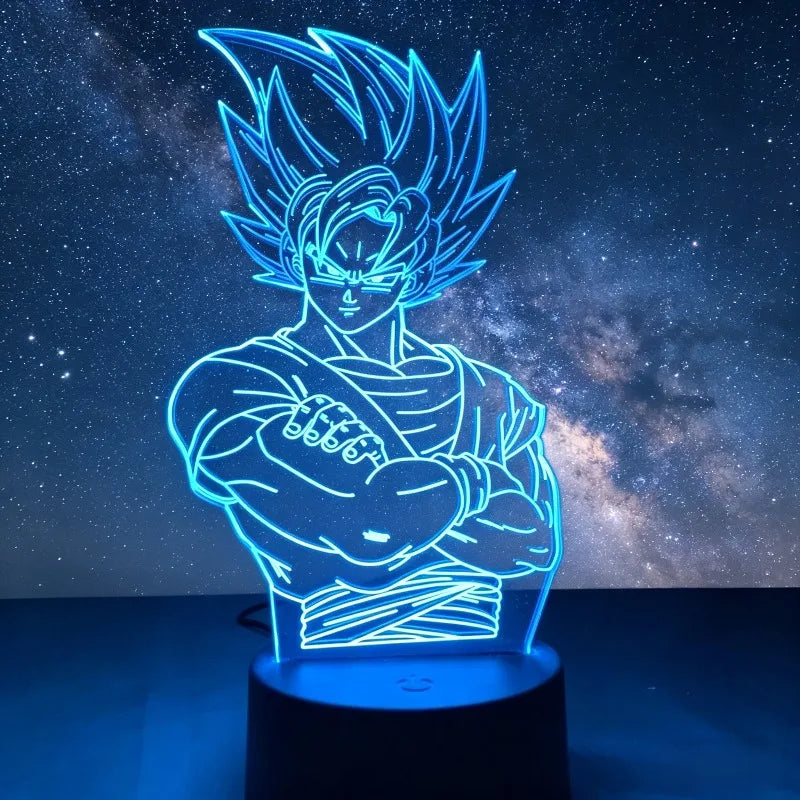 3D Anime Fighter LED Light