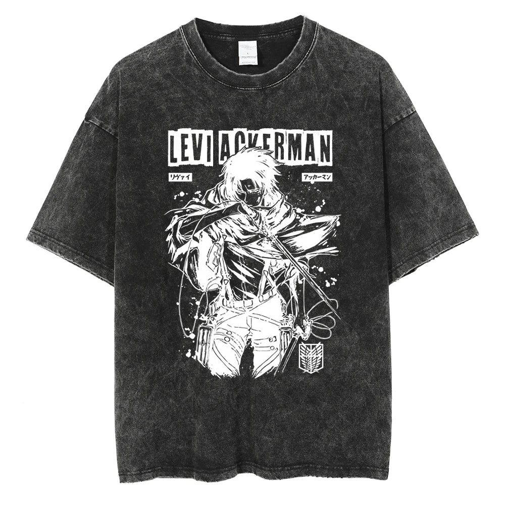 Attack on Titan Eren Yeager Vintage Manga Graphic Tee