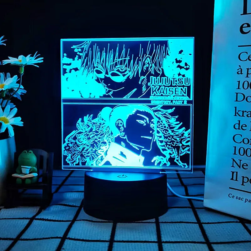 3D Anime Jujutsu Kaisen LED Lamp