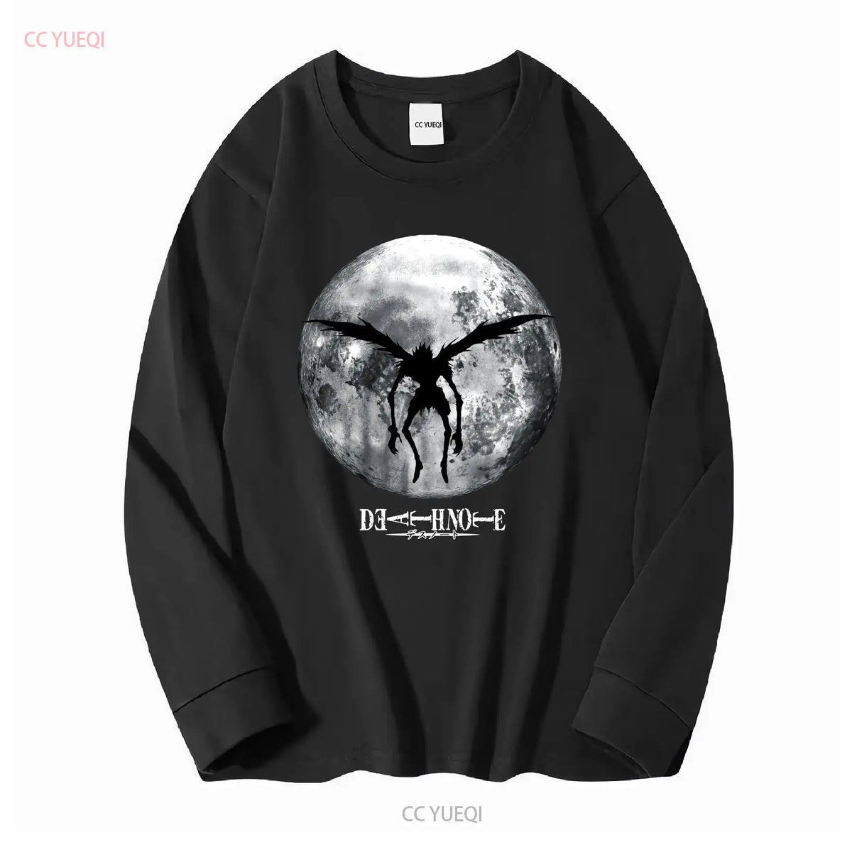 Death Note Ryuk Winged Moon Vintage Washed Cotton Tee