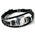 Attack on Titan Scout Regiment Woven Leather Bracelet