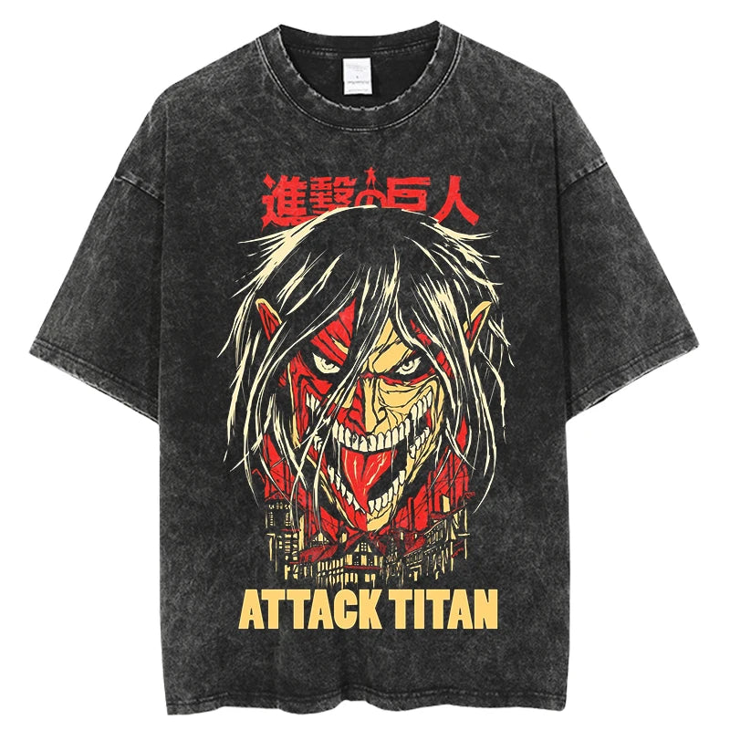 Attack on Titan Eren Yeager Vintage Manga Graphic Tee