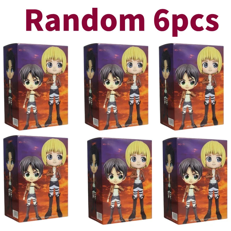 Attack on Titan Blind Box Mini Figure Set (6 Pieces)