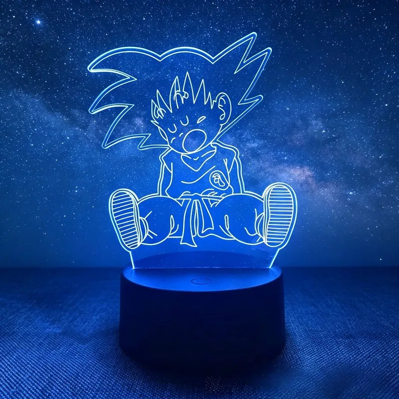 3D Anime Fighter LED Light