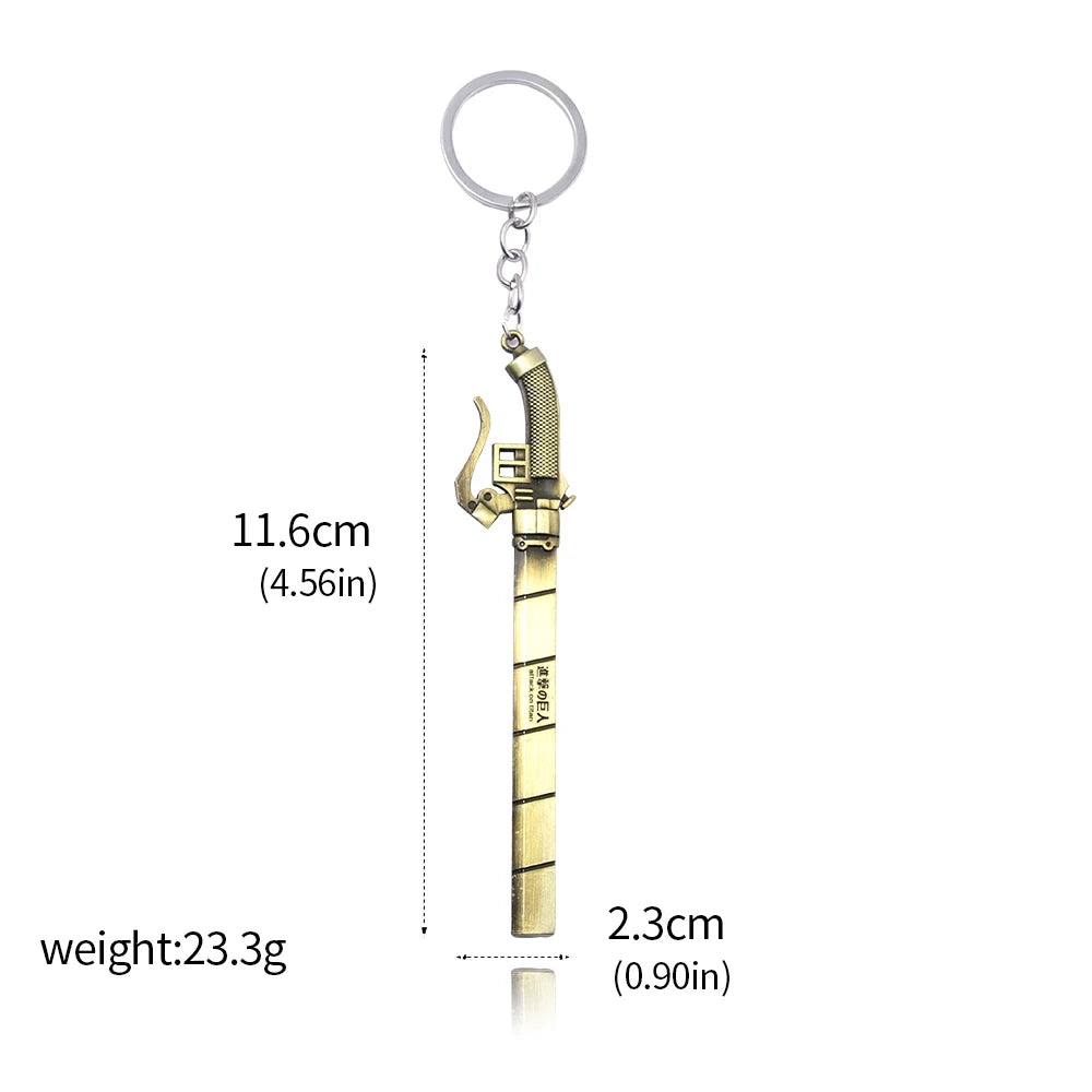 Attack on Titan Wings of Freedom Metal Emblem Keychain