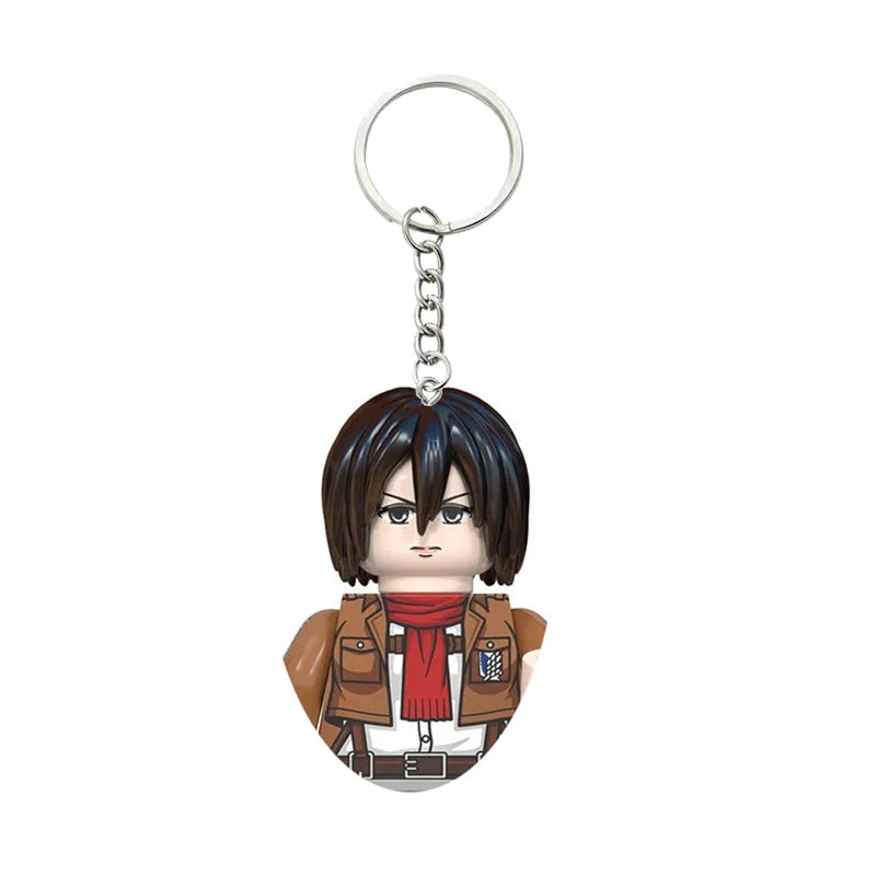 Attack on Titan Minifigure Keychain