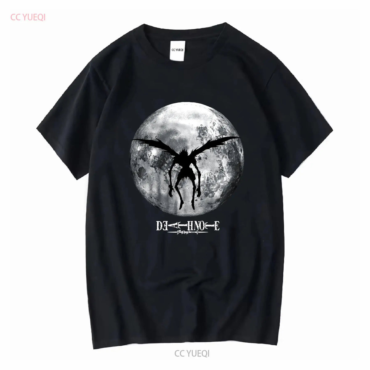 Death Note Ryuk Winged Moon Vintage Washed Cotton Tee